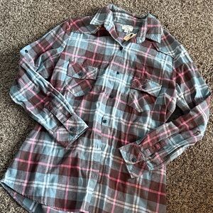 Matchstick Plaid Women’s Shirt NWT